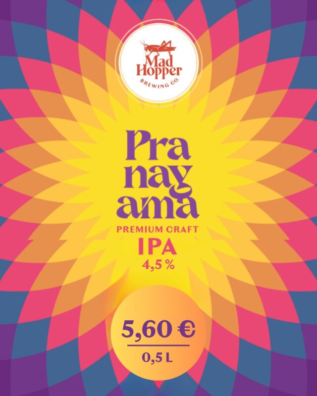 Nyt hanassa Konjassa Mad Hopper Pranayama IPA ✨

Tämä hedelmäisen aromaattinen Indian Pale Ale maistuu parhaiten lootusasennossa — tai ihan muuten vaan rentoutuen. Kohdista chakrasi (ja viikonloppusuunnitelmasi) tällä kirkkaalla, kultaisella eliksiirillä. Vedä syvään henkeä — ja ota iso kulaus perään.

Namaste ja kippis 🍻