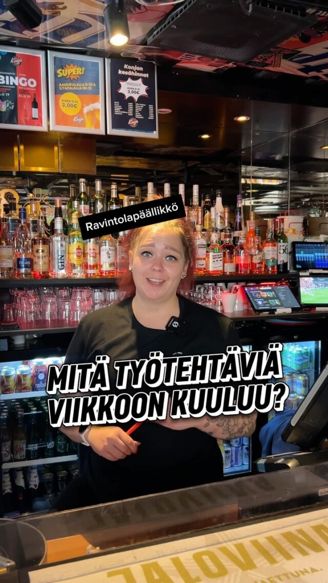 Mitä työtehtäviä ravintolapäällikön viikkoon kuuluu?😍

#konja #malmi #työ #ravintolakonja