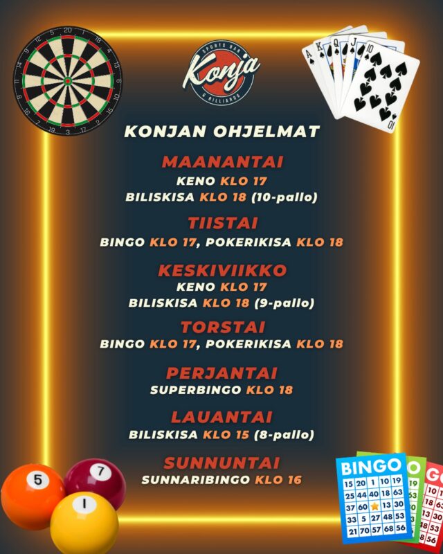 Mitä tapahtuu Konjassa?
Kurkkaa Konjan ohjelmat!☝️😮

#konja #ravintolakonja #malmi