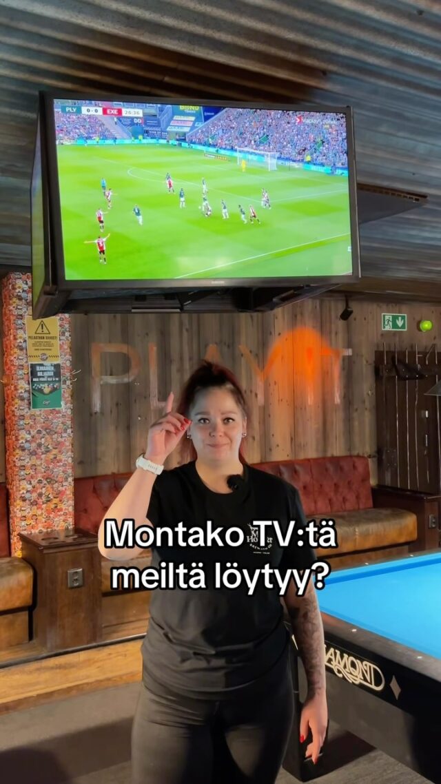 Mikä on riittävä määrä telkkareita baarissa?🤔📺⚽️

#konja #ravintolakonja #malmi #helsinki #sporttibaari