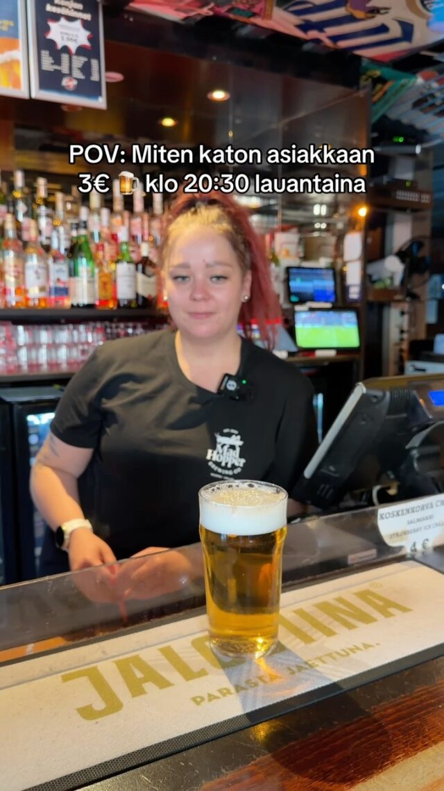 Mullekkin kelpaisi…🍻🥺 

Ja hei tää tarjous on vielä Helsingissä!🍺 Tervetuloa juomaan!🔥

📍Ravintola Konja
🗺️ Torikatu 4 / Malmi

#konja #ravintolakonja #malmi #malmintori #olut