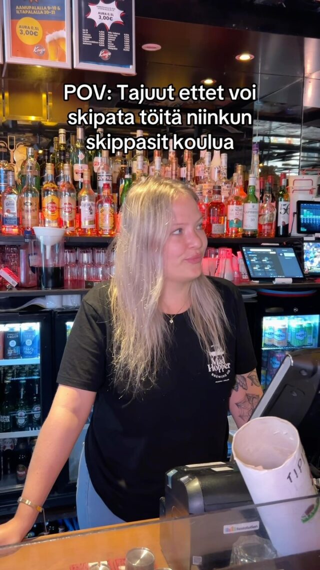 Jos pomo näkee tämän niin en haluisikaan skipata töitä!🥰😌😇

#konja #ravintolakonja #malmi #huumori #koulu